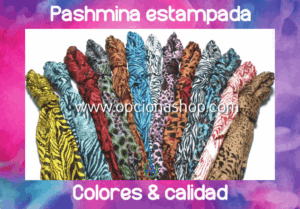 Pashmina Viscosa mayoreo surtida tela 1era calidad