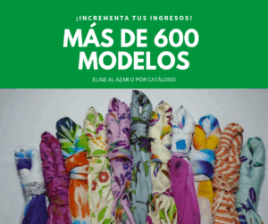 Catálogo de pashminas a elegir +600 modelos & colores