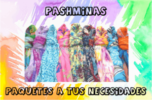 Paquetes de Pashminas surtidas precio de mayoreo