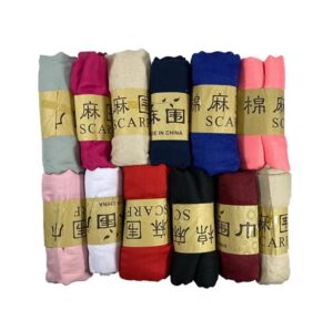 Pashminas lisas de mayoreo económica colores surtidos