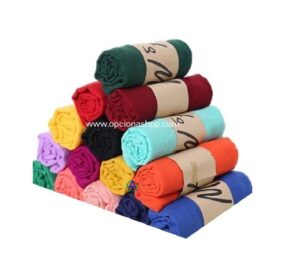 Pashmina lisa económica de mayoreo surtida