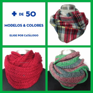 Catálogo de cuellos a elegir +50 modelos & colores